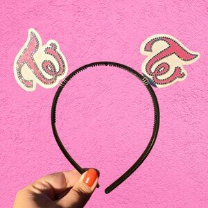 TWICE Headband KPOP Rhinestone Hair Banner Girl Group Concert Handmade Merch NEW